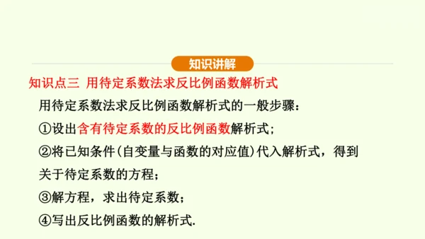 人教版数学九年级下册26.1.1反比例函数课件（32张PPT)