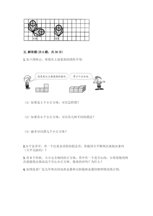 人教版五年级下册数学期末测试卷含答案【模拟题】.docx