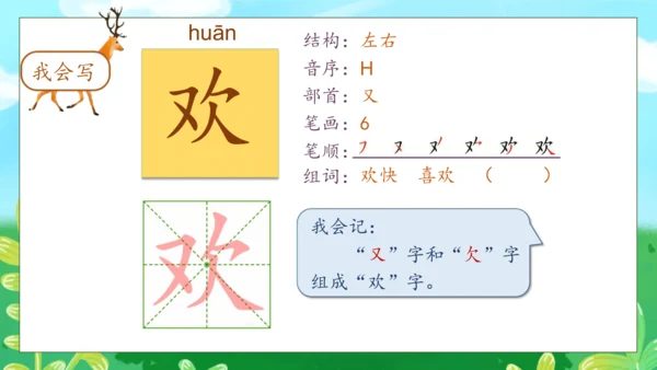 【核心素养】部编版语文一年级下册-识字5. 动物儿歌 第1课时（课件）