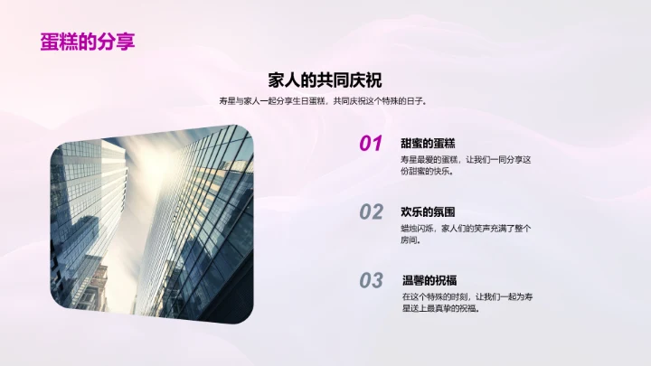 寿星生日回顾展PPT模板