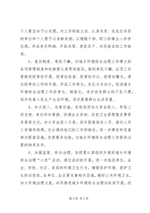 城乡环境综合治理工作调研报告.docx