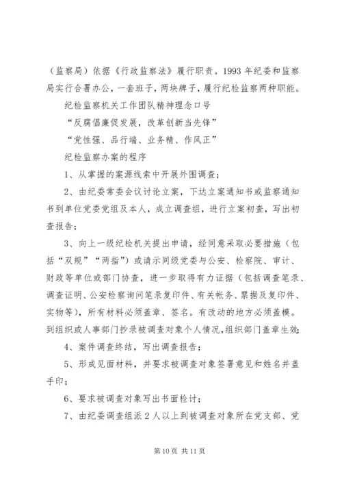 决策与程序纪检监察的演讲稿.docx