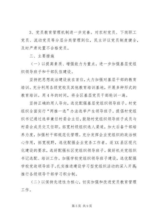 政府基层组织建设计划.docx