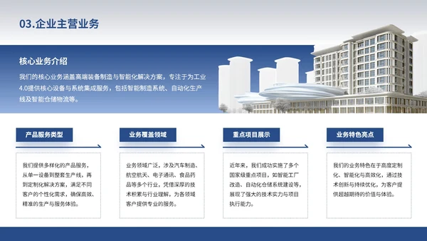 白色简约风企业介绍通用PPT模板
