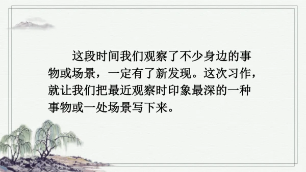 部编版三年级上册语文 习作：我们眼中的缤纷世界 课件