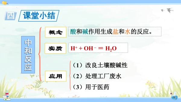 10.2 酸和碱的中和反应课件(共42张PPT)2023-2024学年九年级化学人教版下册