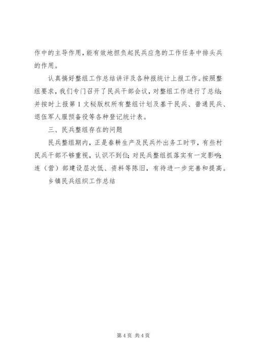 乡镇民兵组织工作总结.docx