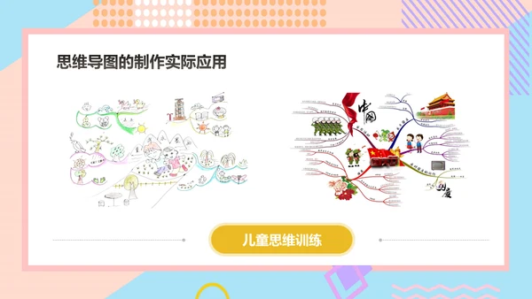 思维导图新思路通用PPT模版