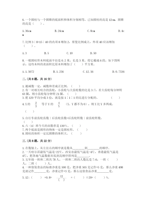 浙教版数学小升初模拟试卷含完整答案【考点梳理】.docx