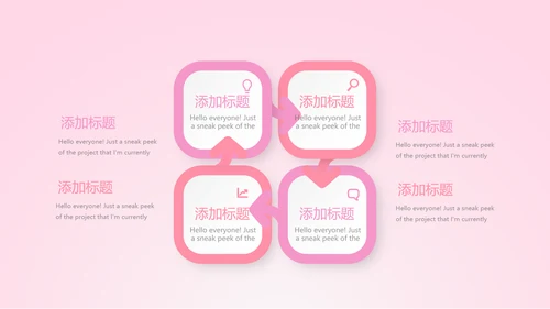 粉色唯美背景三八妇女节动态PPT