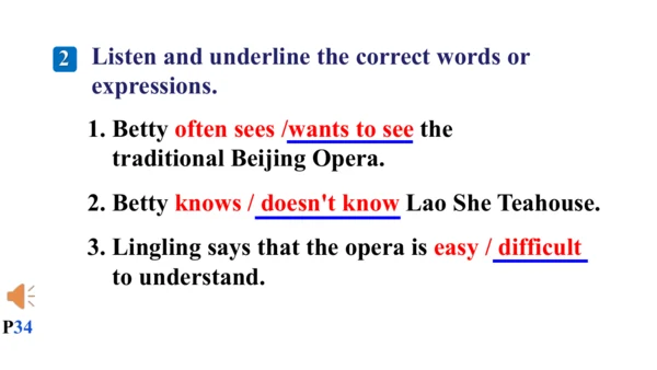 Module 5 Unit 1 I wanted to see the Beijing Opera.