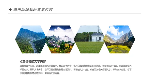 新农村建设美丽乡村介绍乡村旅游工作汇报PPT模板