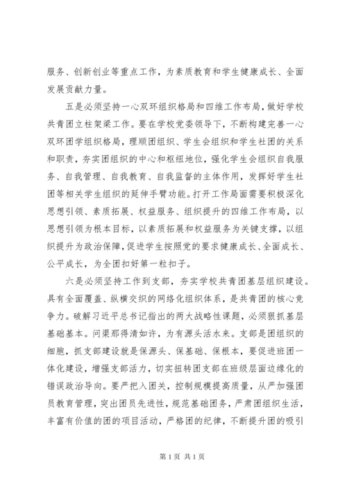学校共青团工作总结报告.docx