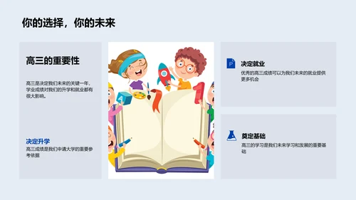 高三学习指导PPT模板