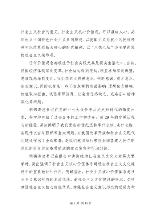 学习社会主义核心价值观心得体会 (6).docx