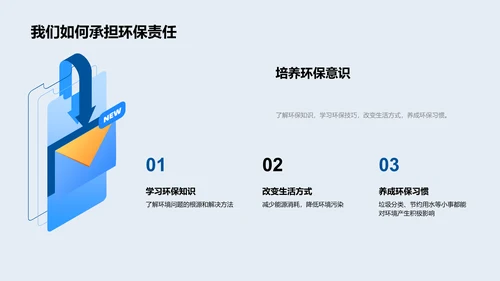 环保教育讲座PPT模板