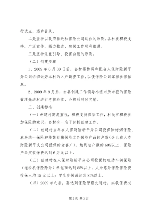 人保财险保险管理活动实施方案.docx