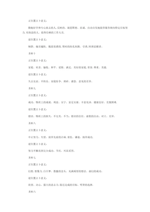 塔罗牌78牌意.docx
