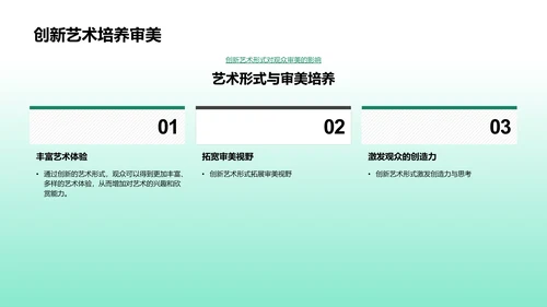 艺术创新答辩报告PPT模板