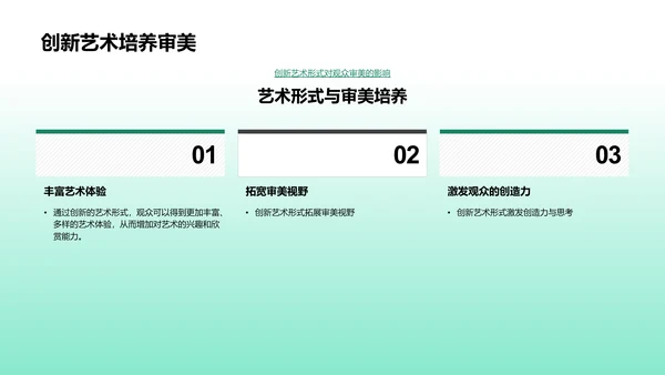 艺术创新答辩报告PPT模板