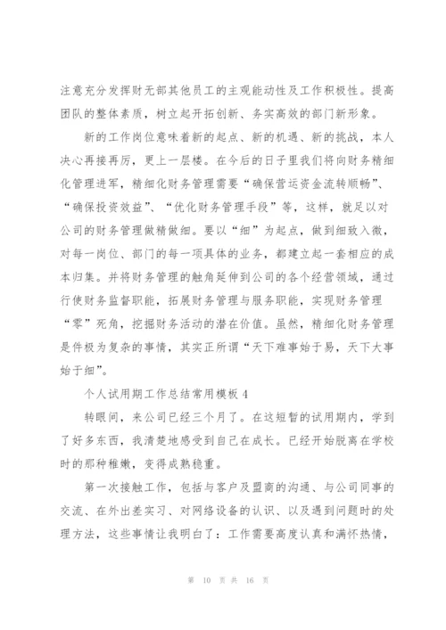 个人试用期工作总结常用模板.docx