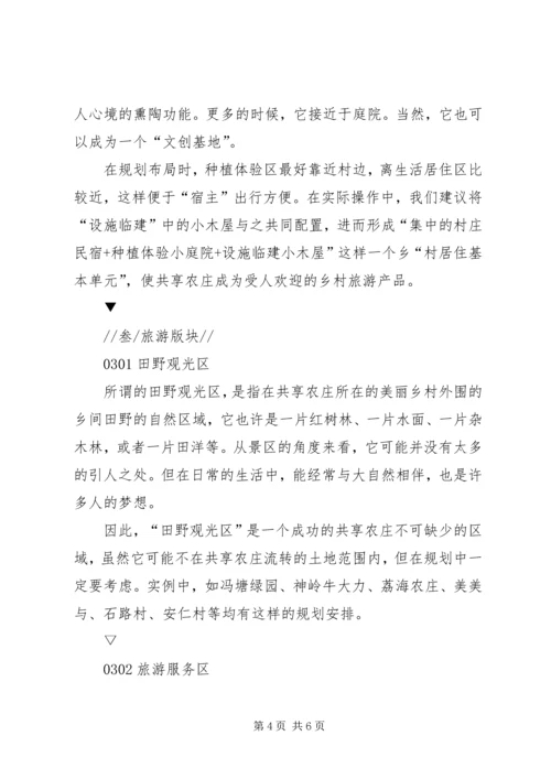 浅谈海南岛共享农庄的规划布局结构.docx