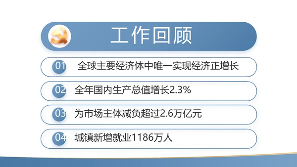 蓝色简约大气党支部工作专题PPT动态模板
