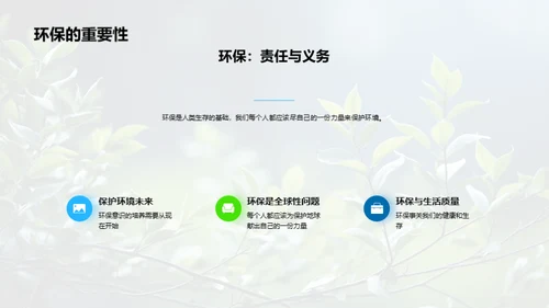 环保生活：我们的责任