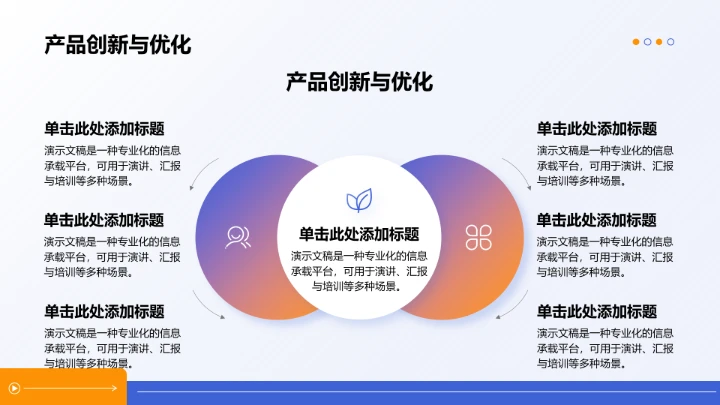 蓝色商务风管理层年中经营总结PPT