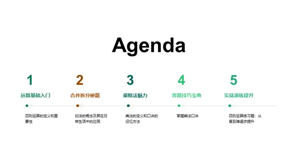 奇趣四则运算探秘