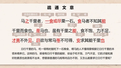 八年级下册语文马说课件PPT模板