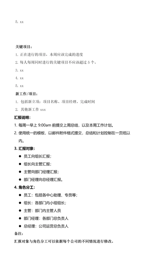111每周工作总结模板.docx