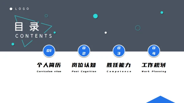 商务职务竞选通用PPT模板