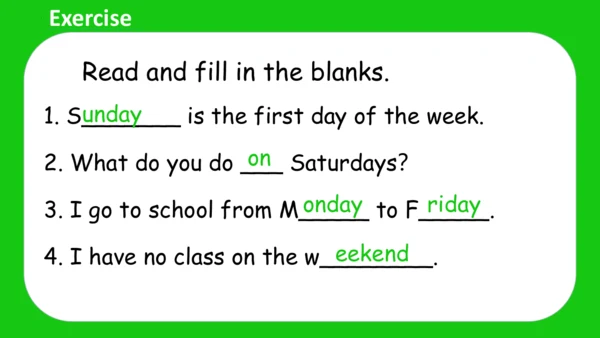 Unit 2 My week Part A Let's learn课件 （共45张PPT）