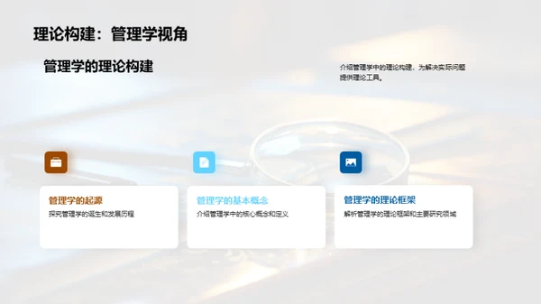 揭秘管理学魅力