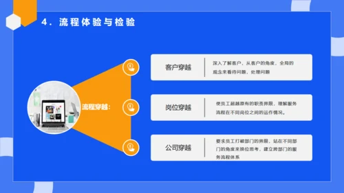 公司流程管理培训蓝色通用PPT模板