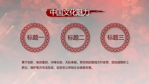 百年大党奋进新征程动态PPT模板