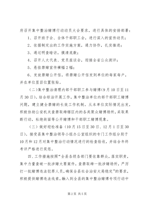 集中整治赌博行动实施方案.docx