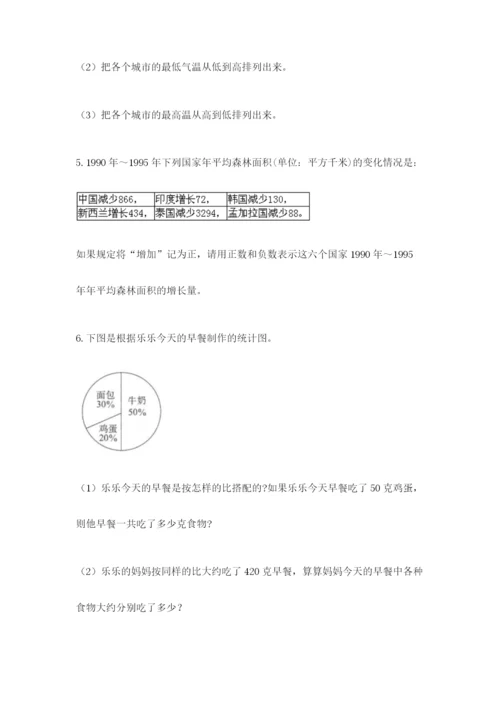 北师大版小学数学六年级下册期末检测试题附答案【培优】.docx