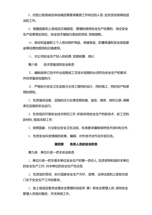 各类人员安全生产责任制.docx