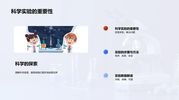 实验教学核心技巧PPT模板