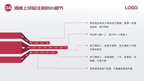 红色简约酒桌文化礼仪培训PPT模板宣传PPT动态PPT