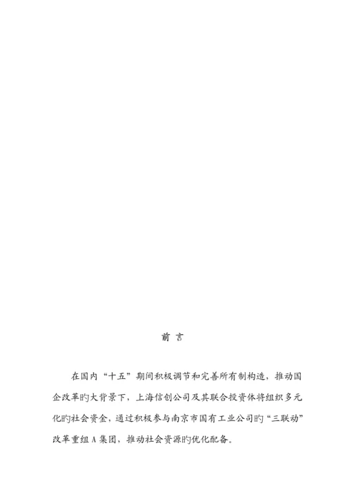 有限公司重组专题方案.docx