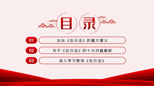 中华人民共和国公职人员政务处分法PPT模板