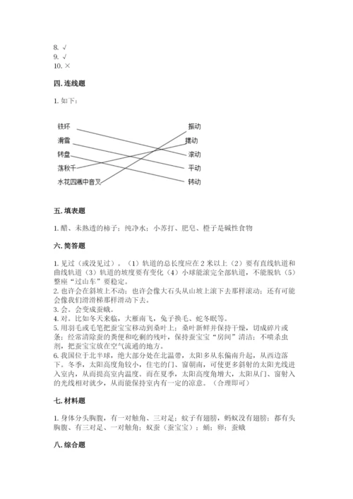 教科版科学三年级下册 期末测试卷精品【网校专用】.docx