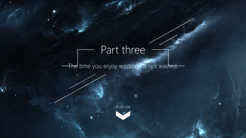 深邃宇宙星际穿越通用PPT模板