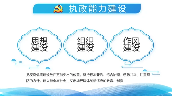 蓝色大气青年干部党课讲稿动态PPT模板
