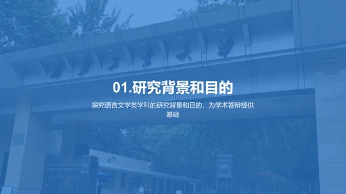 蓝色渐变西北工业大学本科学科答辩PPT模板