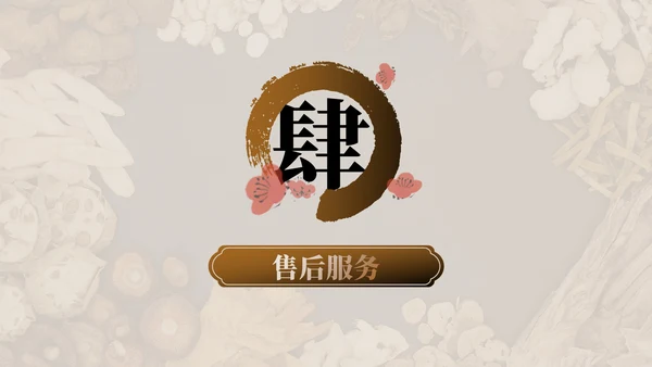 棕色中医药产品介绍PPT模板