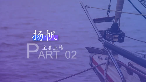 扬帆起航蜕变成长通用PPT模板